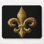 Gold Fleur Mousepad