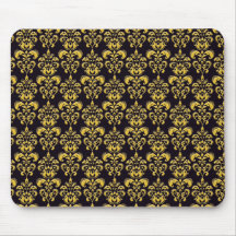 Gold Fluer de Lis Mousepad Tapis De Souris