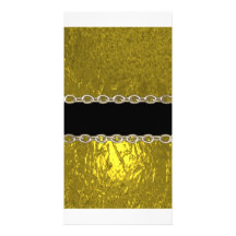 Gold Foil Chain  iphone 5 cover by Valxart.com Photo Card Template