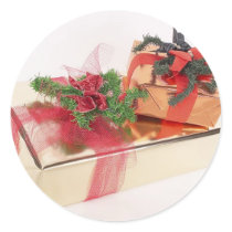 Gold Foil Holiday Gift Wrapping