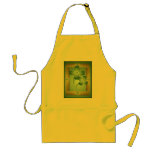 Gold Framed Shamrocks Apron