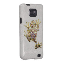 Gold Frog Jewel Photo Paisley Lace Samsung Galaxy Samsung Galaxy S2 Cases