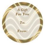 gold gift tags