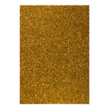 Gold Glitter Custom Invitation