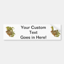 Gold Gourami Freshwater Fish With Green Bumper Sticker