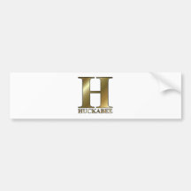 Gold H - Mike Huckabee Bumper Stickers