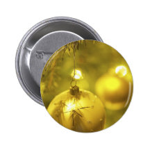 Gold Holiday Tree Decoration Pins