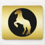 GOLD HORSE MOUSEPAD