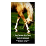 Gold Horse Riding Stables Boarding or Farrier Business Cards