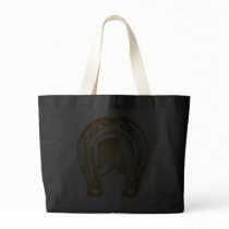 GOLD HORSESHOE AND HORSE HEAD BAGS