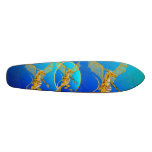 Gold Jeweled Dragon Skateboard