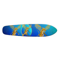 Gold Jewelled Dragon Skateboard