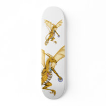 Gold Jewelled Dragon Skateboard