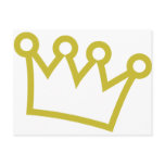 gold king crown deluxe post cards