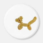 gold kitty balloon fridge magnet