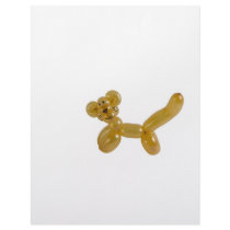 gold kitty balloon custom letterhead