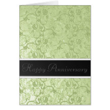 Gold Leaf Anniversary Cards