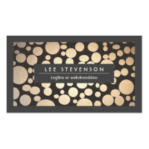 Gold Leaf  Look Modern and Trendy Business Card
