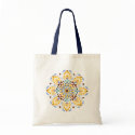 Gold Mandala Tote Bag