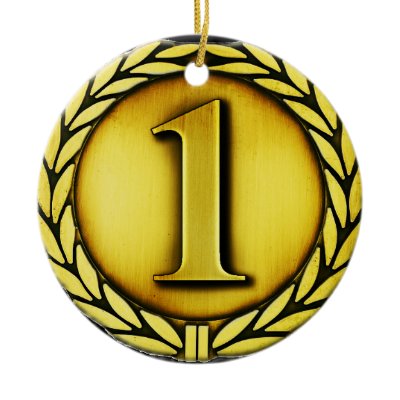 gold medal christmas ornaments by fotoplastykon