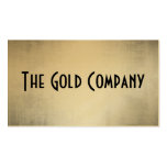 Gold Metal Business Cards