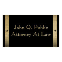 Gold Metal Frame Border Business Cards