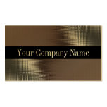 Gold Metal Look Business Cards
