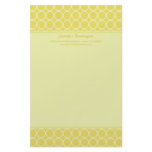 Gold modern circles customized business stationery