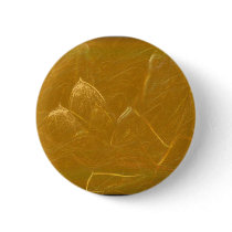 Gold n Copper Sheet :  Lotus Engraved Design Pinback Buttons