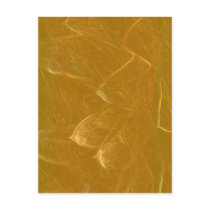 Gold n Copper Sheet :  Lotus Engraved Design Postcard