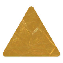Gold n Copper Sheet :  Lotus Engraved Design Triangle Stickers
