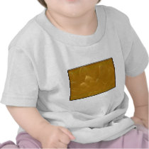 Gold n Copper Sheet :  Lotus Engraved Design Shirts