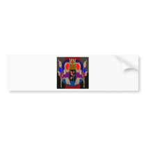 Gold n Silver Jewels: Engraved Embroidered Look Bumper Sticker