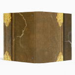 Gold & Old Book Cover 3 Ring Binder