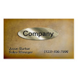Gold on Gold Business Card Template