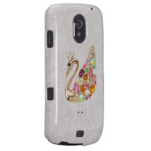 Gold Peacock & Jewels Paisley Lace Samsung Galaxy Samsung Galaxy Nexus Cases