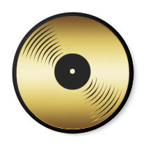 GOLD RECORD ALBUM MAGNETS