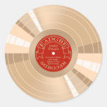 Gold Record Sticker
