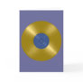 Gold Record with Blue Label