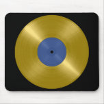 Gold Record with Blue Label