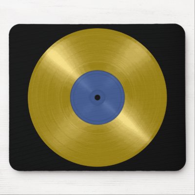 Gold Record with Blue Label by ElectricPopSpot
