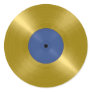 Gold Record with Blue Label