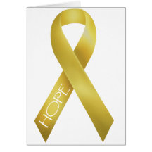 Gold Ribbon Cards