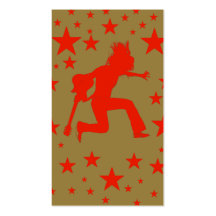 "Gold Rockstar" Business Card