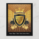 Gold Romans 8:14, Sons of God Personalized Flyer