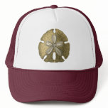 Gold Sand Dollar Trucker Hat
