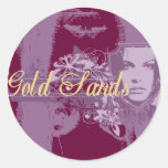 Gold Sands Girl T-shirts and Gifts Sticker
