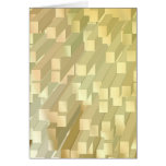 Gold Slabs - write yr own script Greeting Card