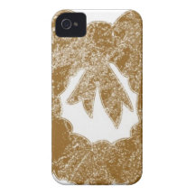 Gold Sparkle Wreath by Navin iPhone 4 Case-Mate Cases
