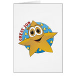 Gold Star Cartoon Cards